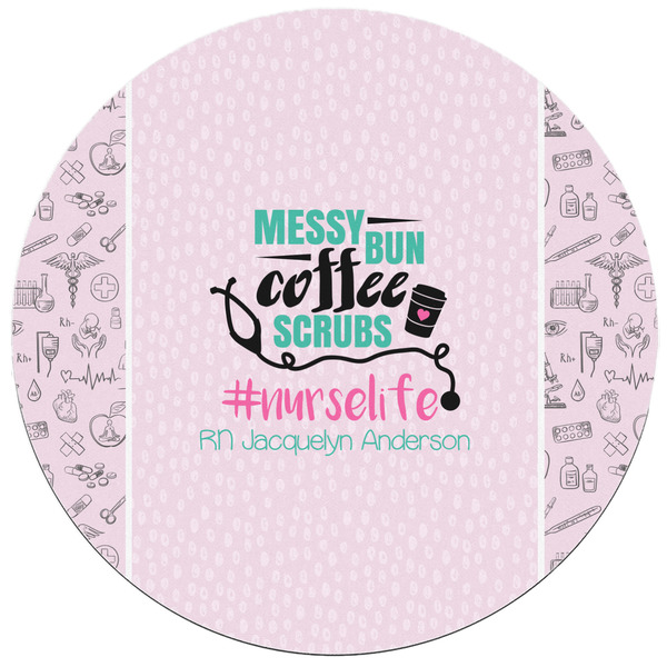 Nursing Quotes Round Mousepad - APPROVAL