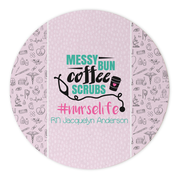 Nursing Quotes Round Paper Coaster - Approval