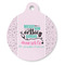 Nursing Quotes Round Pet ID Tag - Large - Front