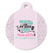 Nursing Quotes Round Pet ID Tag (Personalized)