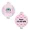 Nursing Quotes Round Pet Tag - Front & Back