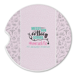 Nursing Quotes Sandstone Car Coaster - Single (Personalized)