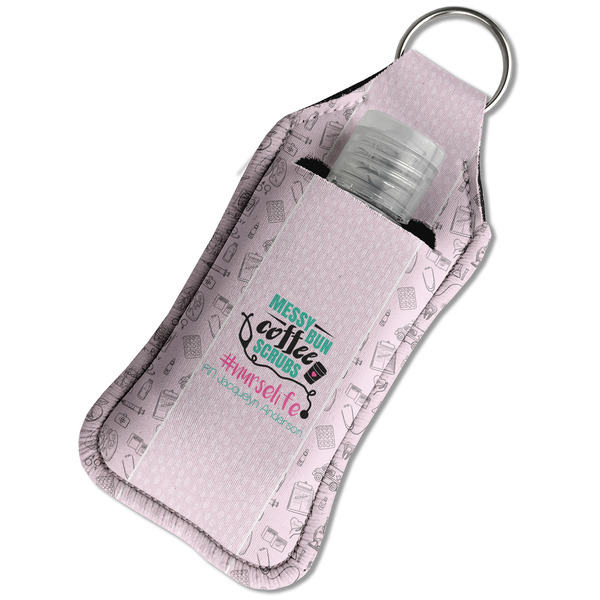 Nursing Quotes Sanitizer Holder Keychain - Large in Case