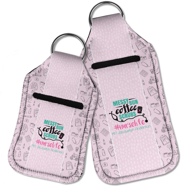 Nursing Quotes Sanitizer Holder Keychain - Parent Main