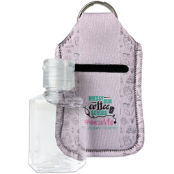 Nursing Quotes Hand Sanitizer & Keychain Holder - Small (Personalized)