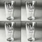 Nursing Quotes Set of Four Engraved Beer Glasses - Individual View