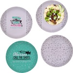 Nursing Quotes Set of 4 Glass Lunch / Dinner Plate 10" (Personalized)