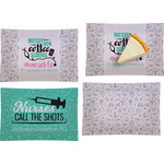 Nursing Quotes Set of 4 Glass Rectangular Appetizer / Dessert Plate (Personalized)