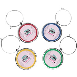 Nursing Quotes Wine Charms (Set of 4) (Personalized)
