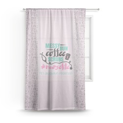 Nursing Quotes Sheer Curtain (Personalized)