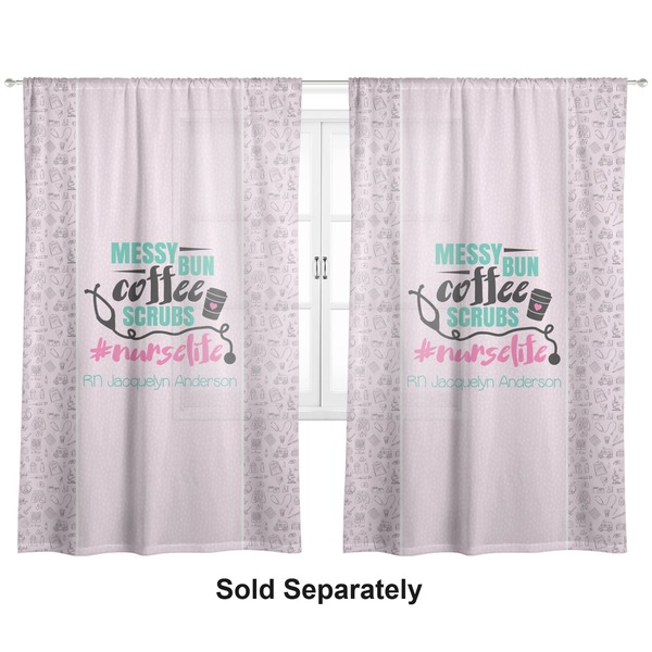 Nursing Quotes Sheer Curtains