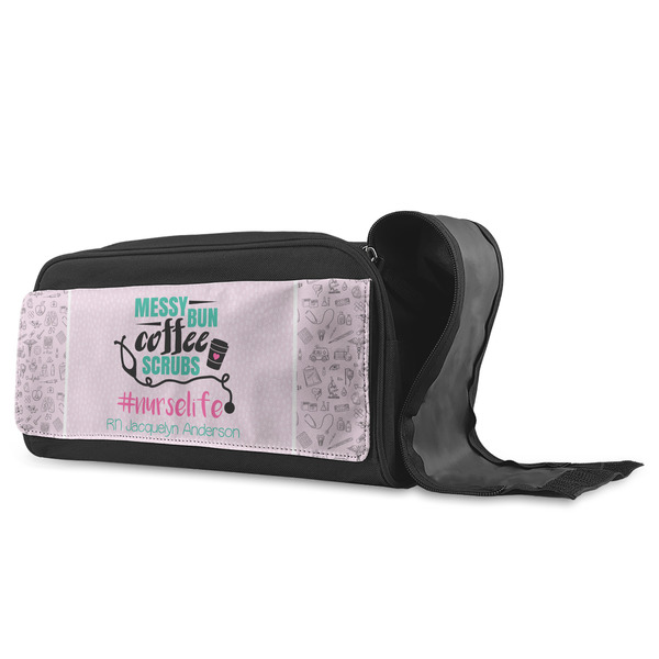 Nursing Quotes Shoe Bags - ANGLE (Open)