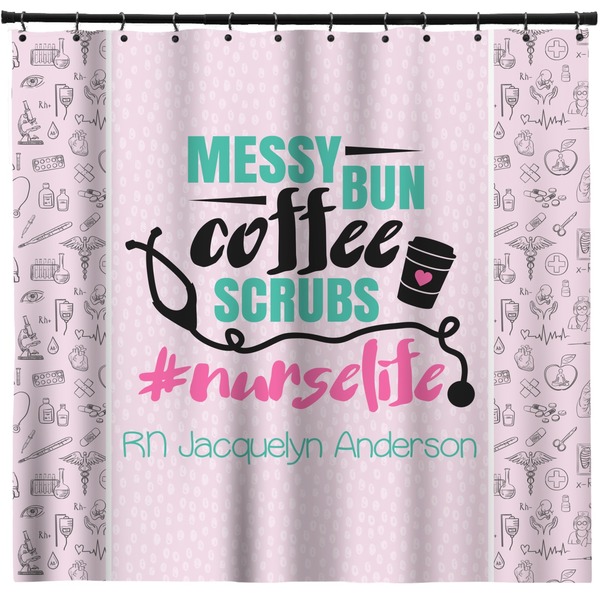 Custom Nursing Quotes Shower Curtain - Custom Size (Personalized)