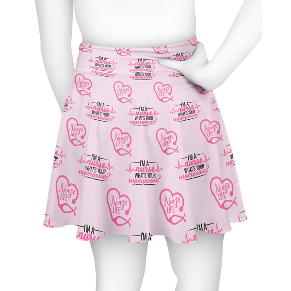 Nursing Quotes Skater Skirt - Back