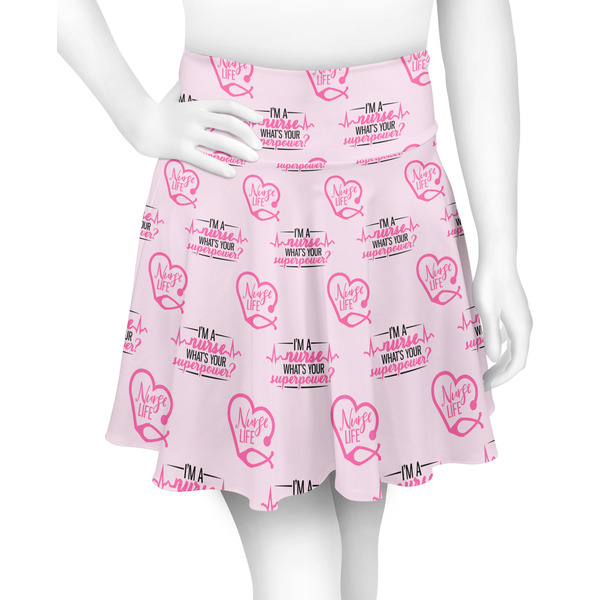 Custom Nursing Quotes Skater Skirt - X Large