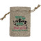Nursing Quotes Small Burlap Gift Bag - Front