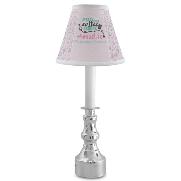 Nursing Quotes Small Chandelier Lamp - LIFESTYLE (on candle stick)