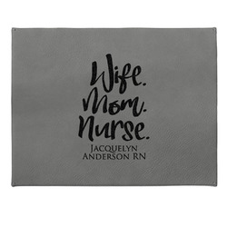 Nursing Quotes Gift Boxes w/ Engraved Leather Lid (Personalized)