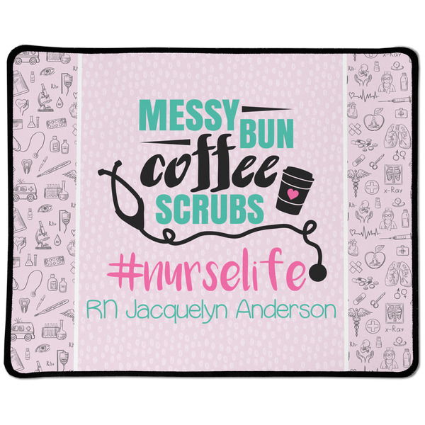 Custom Nursing Quotes Large Gaming Mouse Pad - 12.5" x 10" (Personalized)