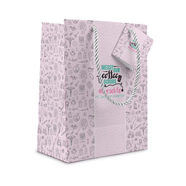 Custom Nursing Quotes Small Gift Bag (Personalized)