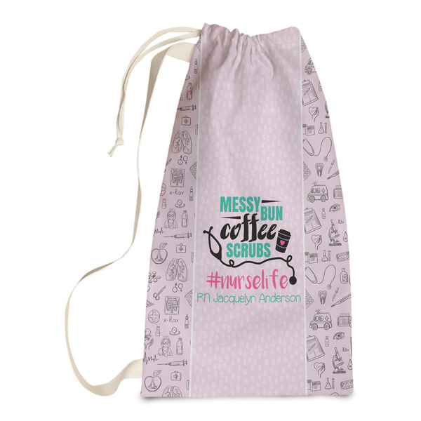 Custom Nursing Quotes Laundry Bags - Small (Personalized)