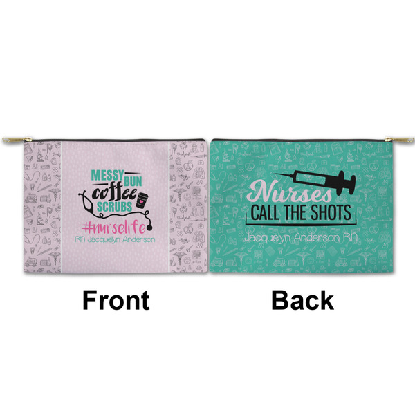 Nursing Quotes Small Zipper Pouch Approval (Front and Back)