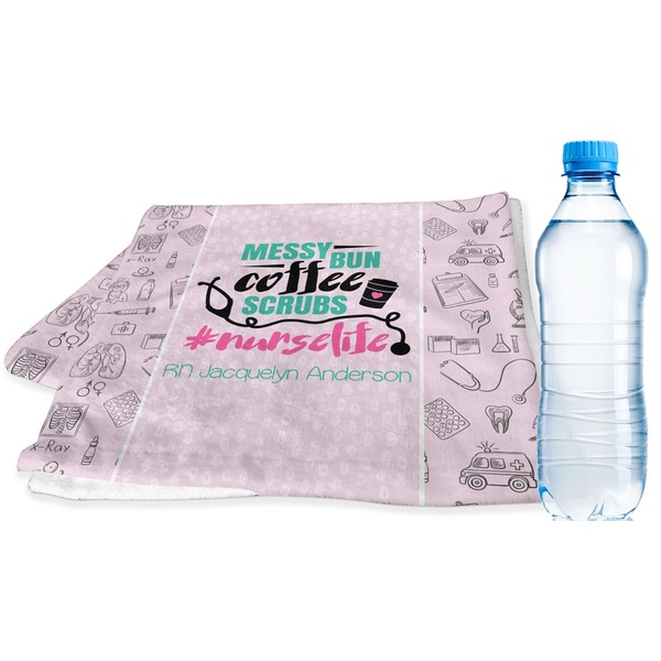 Custom Nursing Quotes Sports & Fitness Towel (Personalized)