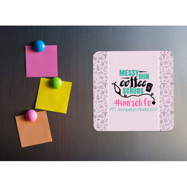 Nursing Quotes Square Fridge Magnet - LIFESTYLE