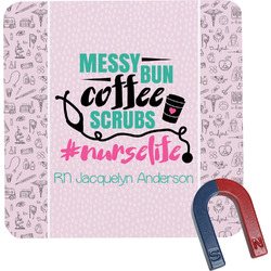 Nursing Quotes Square Fridge Magnet (Personalized)