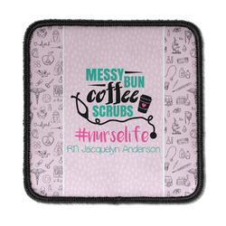 Nursing Quotes Iron On Square Patch w/ Name or Text
