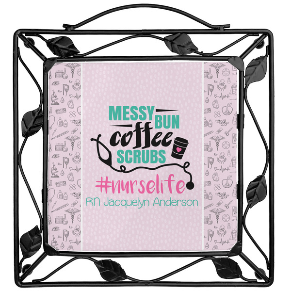 Custom Nursing Quotes Square Trivet (Personalized)
