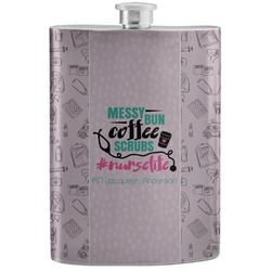 Nursing Quotes Stainless Steel Flask (Personalized)