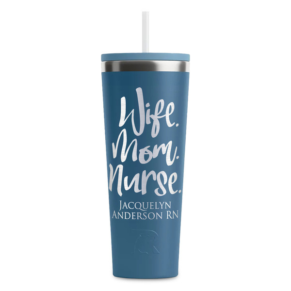 Custom Nursing Quotes RTIC Everyday Tumbler with Straw - 28oz (Personalized)