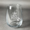 Nursing Quotes Stemless Wine Glass - Front/Approval