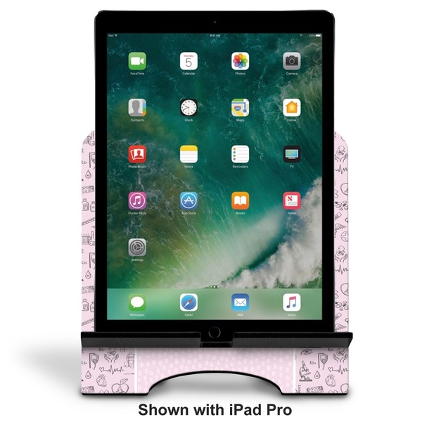 Nursing Quotes Stylized Tablet Stand - Front with ipad