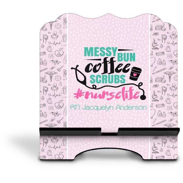 Nursing Quotes Stylized Tablet Stand - Front without iPad