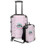 Nursing Quotes Kids 2-Piece Luggage Set - Suitcase & Backpack (Personalized)