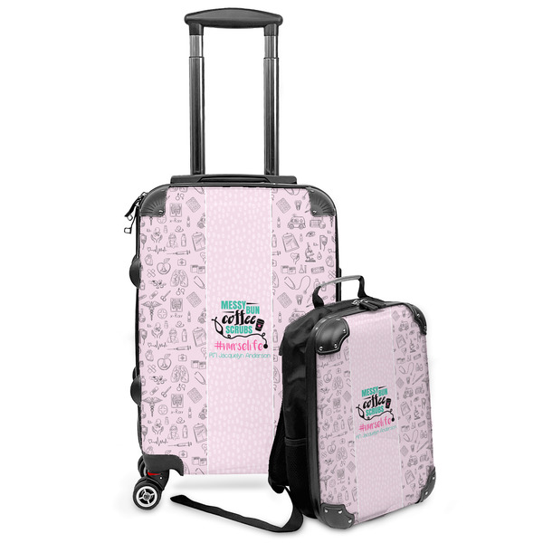 Custom Nursing Quotes Kids 2-Piece Luggage Set - Suitcase & Backpack (Personalized)