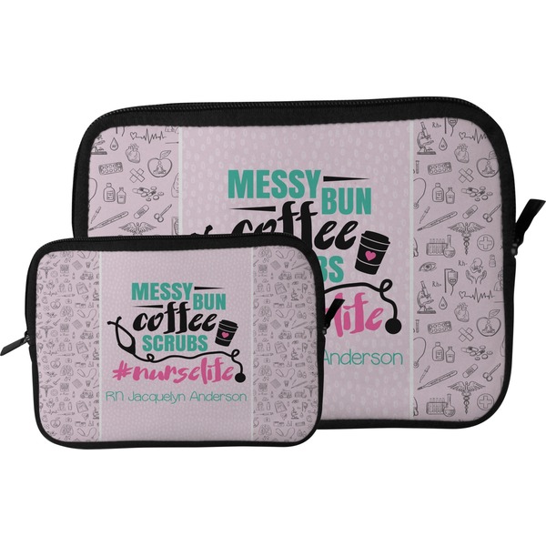 Nursing Quotes Tablet Sleeve (Size Comparison)