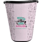 Nursing Quotes Waste Basket - Double Sided (Black) (Personalized)