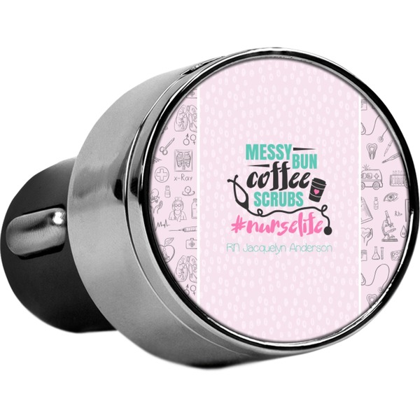 Custom Nursing Quotes USB Car Charger (Personalized)