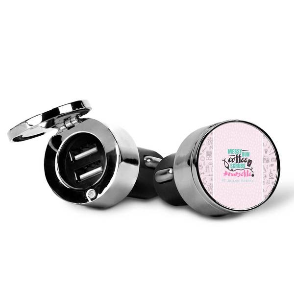 Nursing Quotes USB Car Charger - Open & Closed