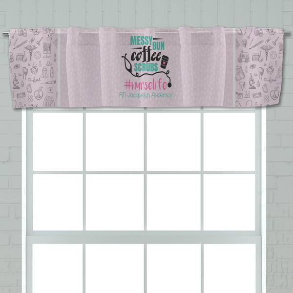 Nursing Quotes Valance - Closeup on window
