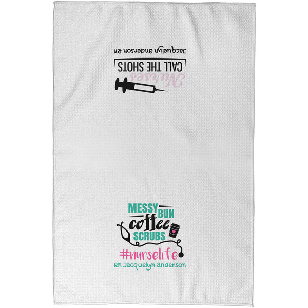 Nursing Quotes Waffle Towel - Partial Print - Approval Image