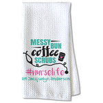 Nursing Quotes Kitchen Towel - Waffle Weave - Partial Print (Personalized)