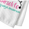 Nursing Quotes Waffle Weave Towel - Closeup of Material Image
