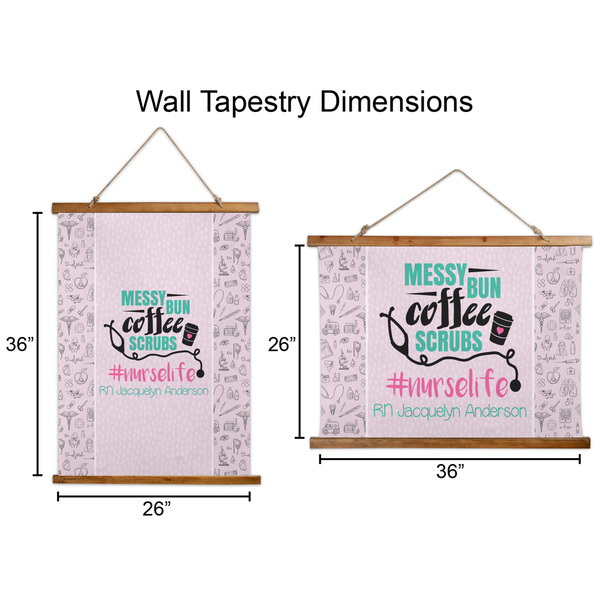 Nursing Quotes Wall Hanging Tapestries - Parent/Sizing