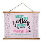 Nursing Quotes Wall Hanging Tapestry - Wide (Personalized)