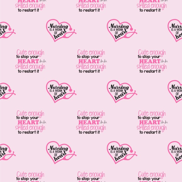 Custom Nursing Quotes Wallpaper & Surface Covering (Water Activated 24"x 24" Sample)