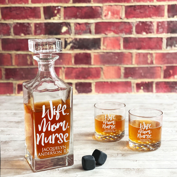 Nursing Quotes Whiskey Glass - In Context